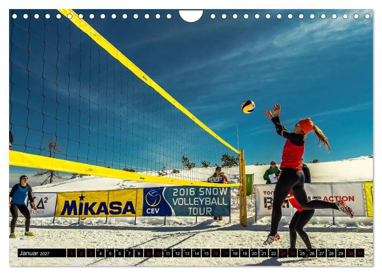 Bild: 9783569835245 | Volleyball Action (Wandkalender 2027 DIN A4 quer), CALVENDO...