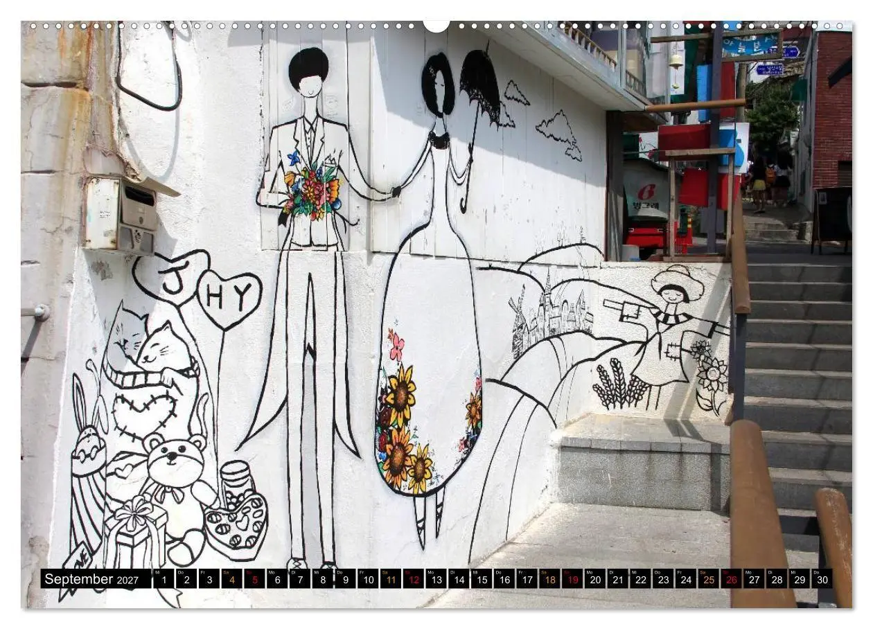 Bild: 9783594105245 | Street Art Seoul (Wandkalender 2027 DIN A2 quer), CALVENDO...