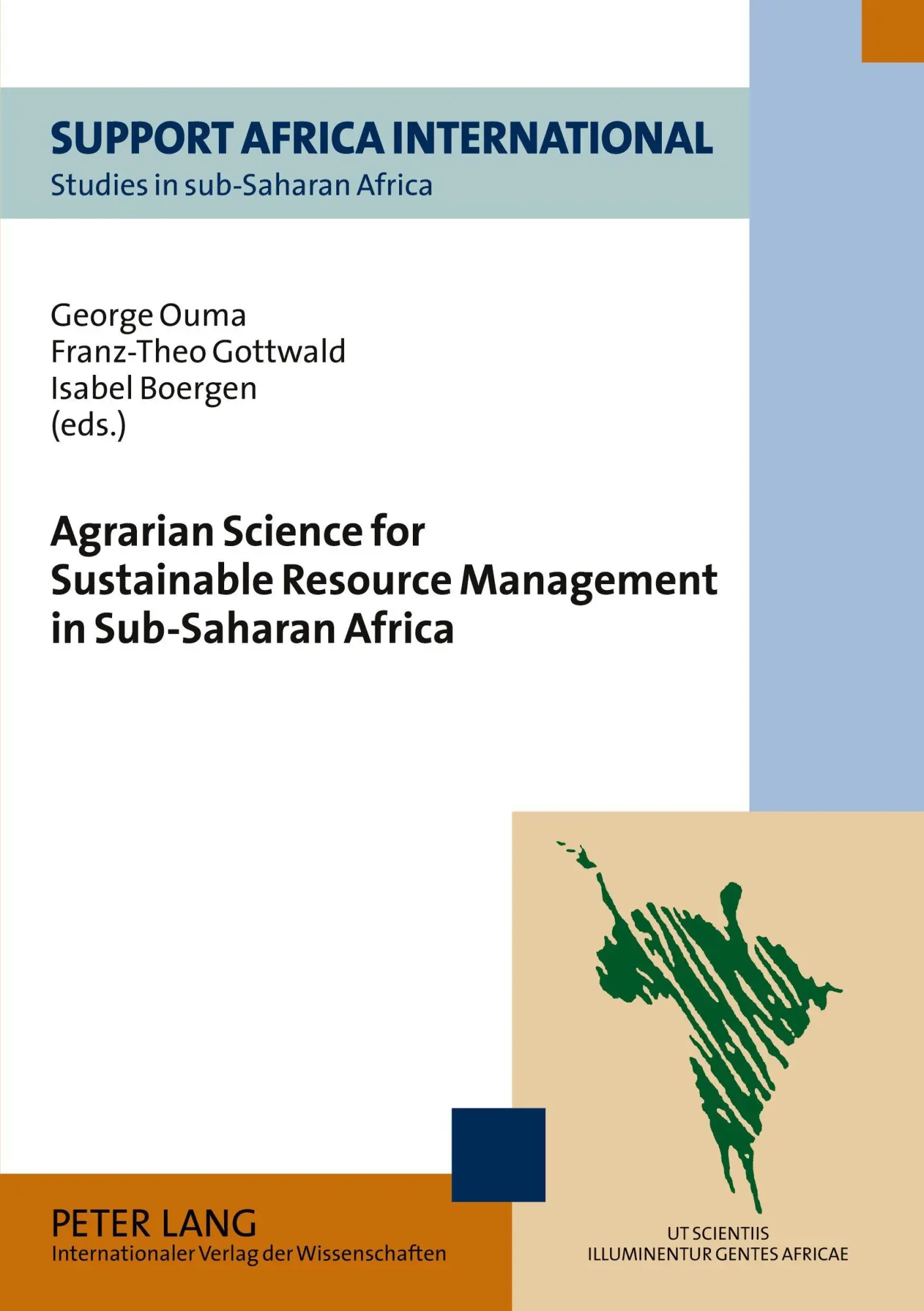 Cover: 9783631585245 | Agrarian Science for Sustainable Resource Management in Sub-Saharan...