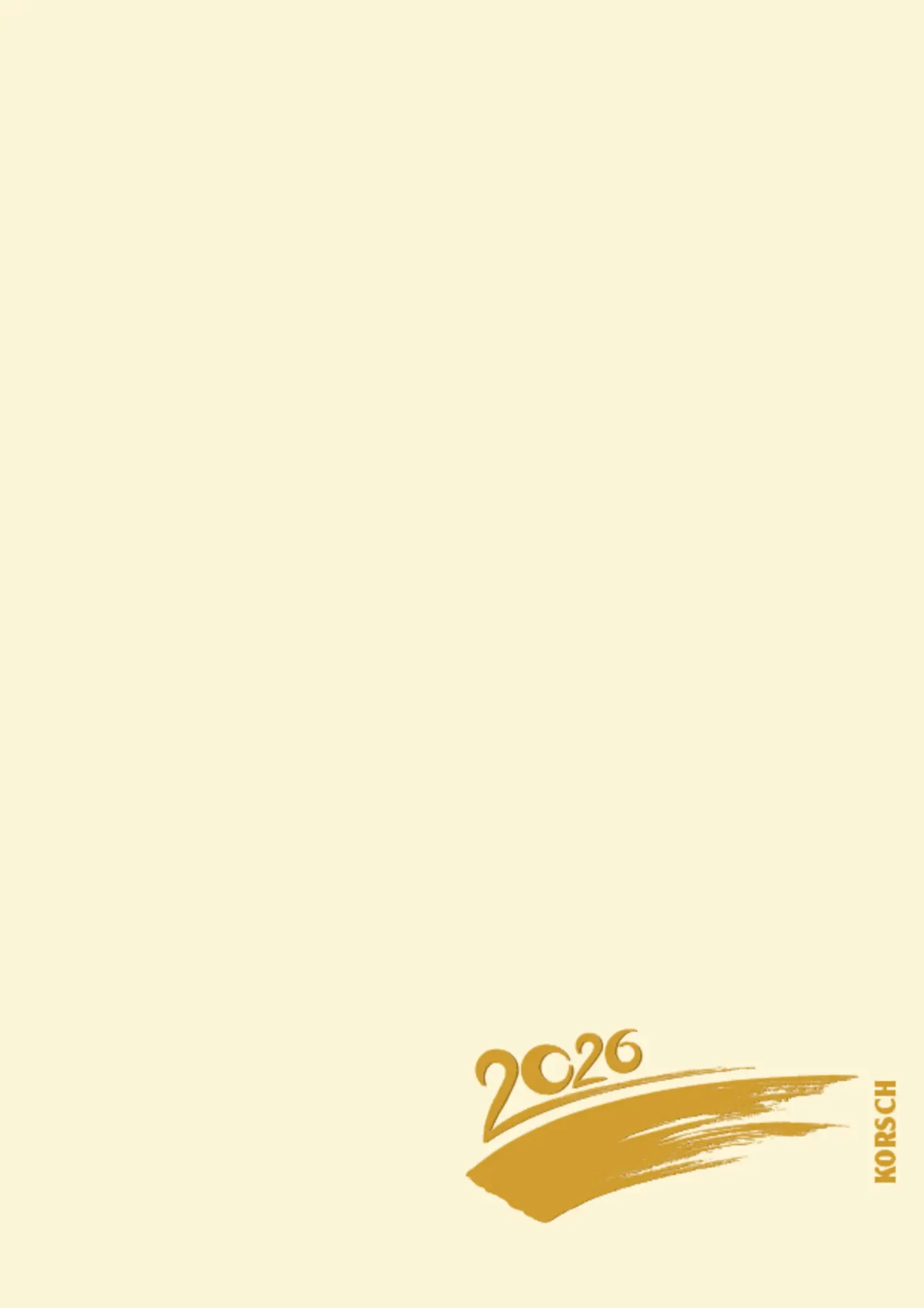Cover: 9783731885245 | Foto-Malen-Basteln A4 chamois mit Folienprägung 2026 | Verlag Korsch