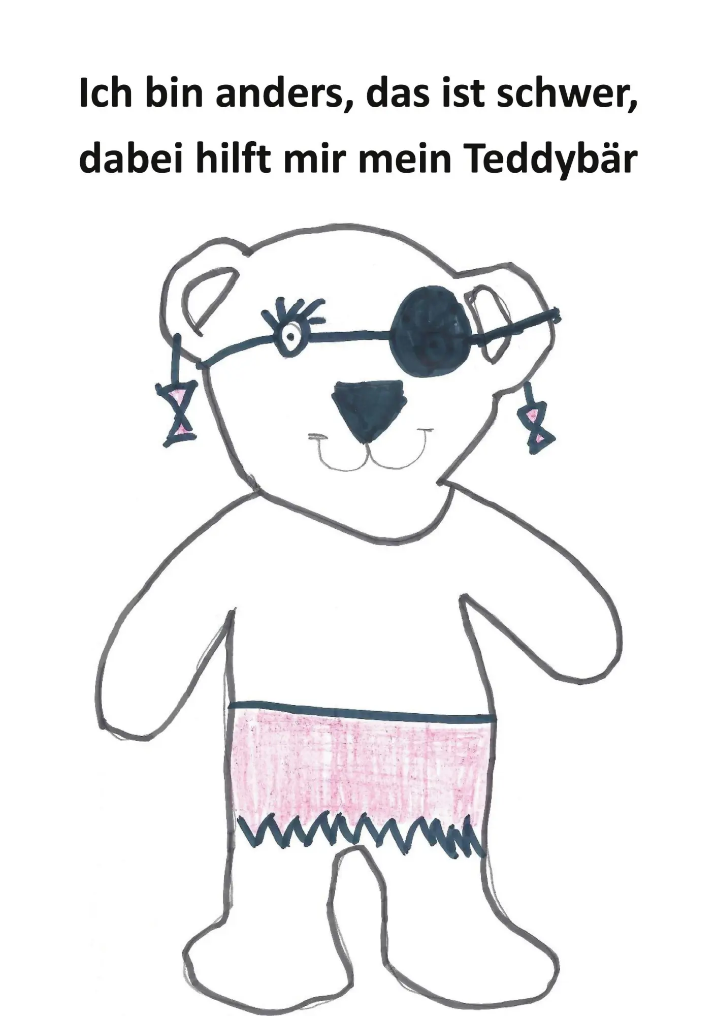 Cover: 9783753425245 | Ich bin anders, das ist schwer, dabei hilft mir mein Teddybär | Saße