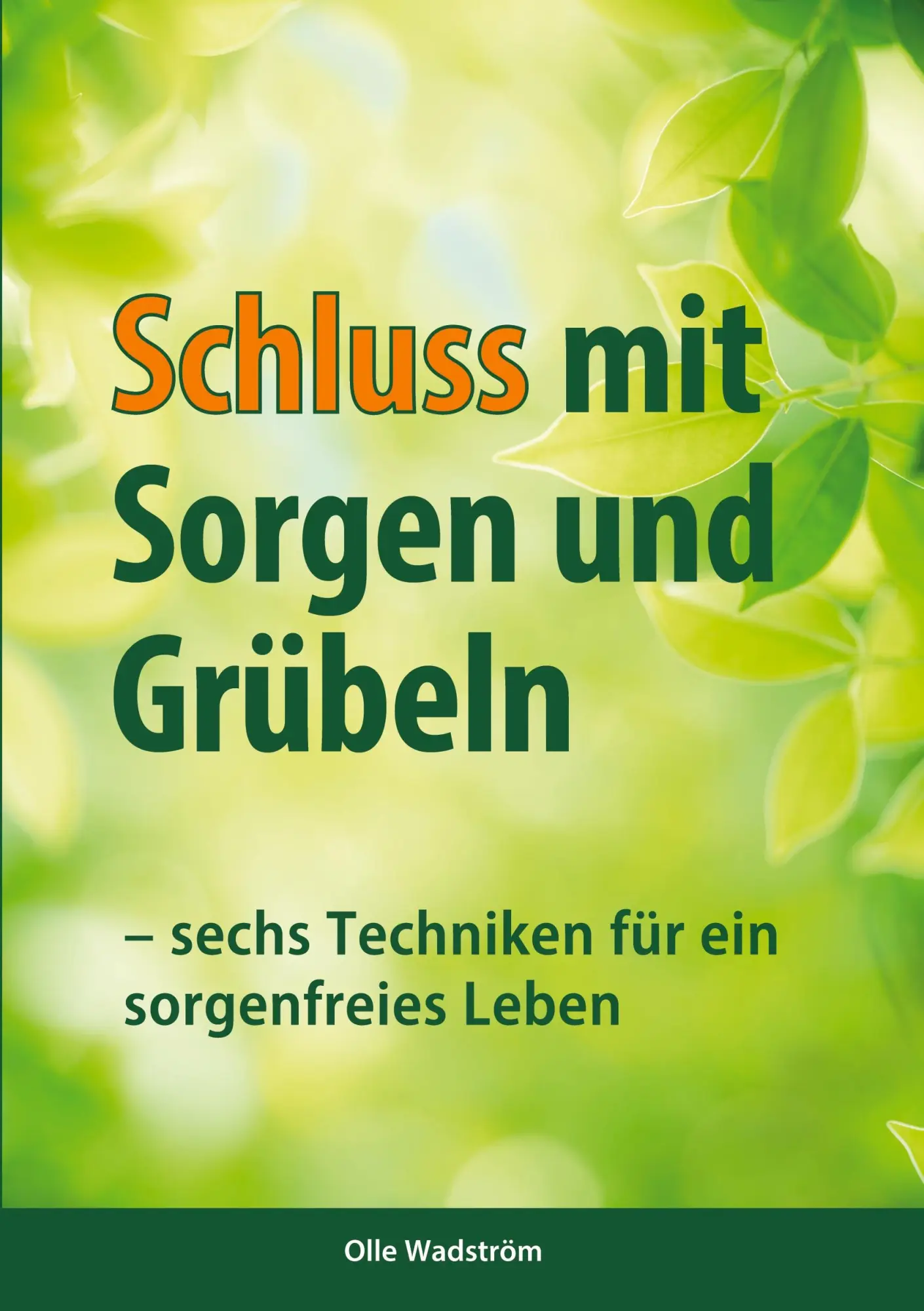 Cover: 9789151975245 | Schluss mit Sorgen und Grübeln | Olle Wadström | Taschenbuch | 168 S.