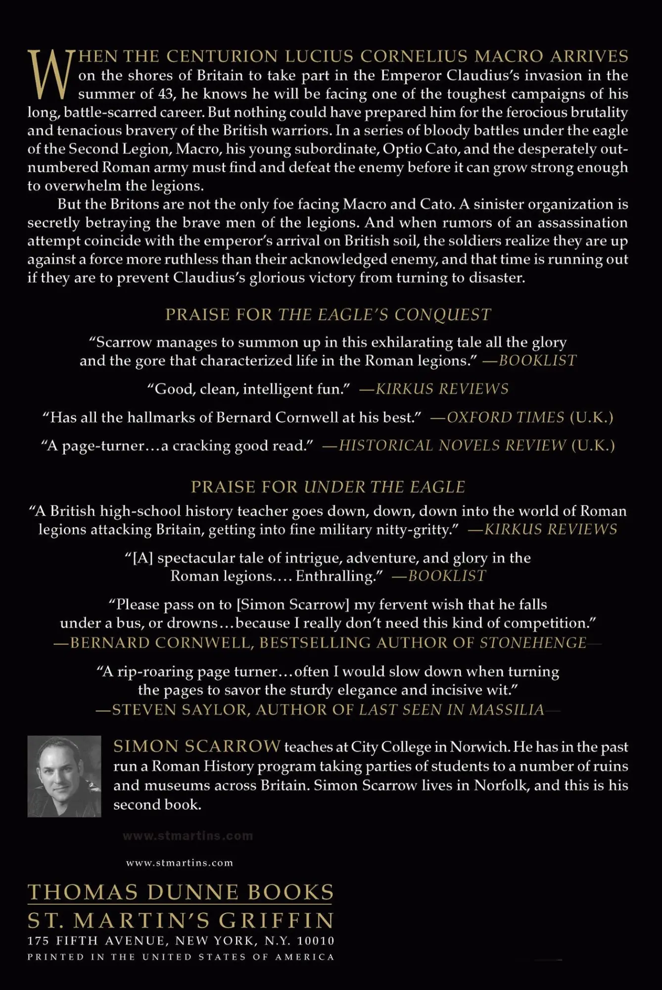 Rückseite: 9780312305345 | Eagle's Conquest | Simon Scarrow | Taschenbuch | Englisch | 2004