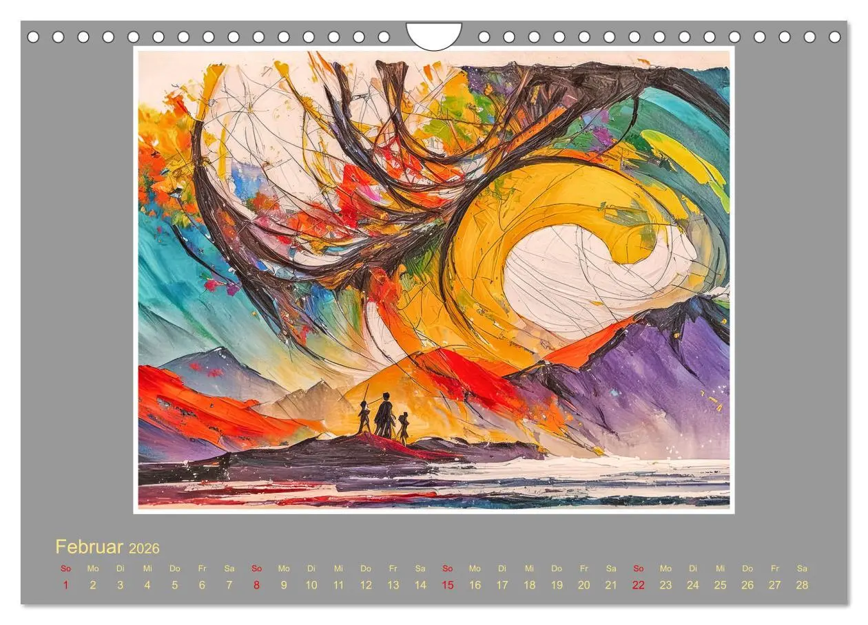 Bild: 9783457335345 | Expressionistische Landschaften (Wandkalender 2026 DIN A4 quer),...