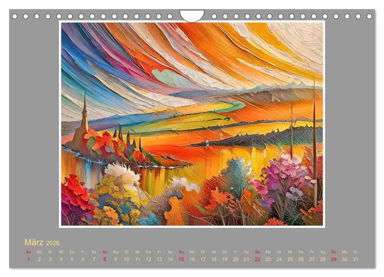 Bild: 9783457335345 | Expressionistische Landschaften (Wandkalender 2026 DIN A4 quer),...