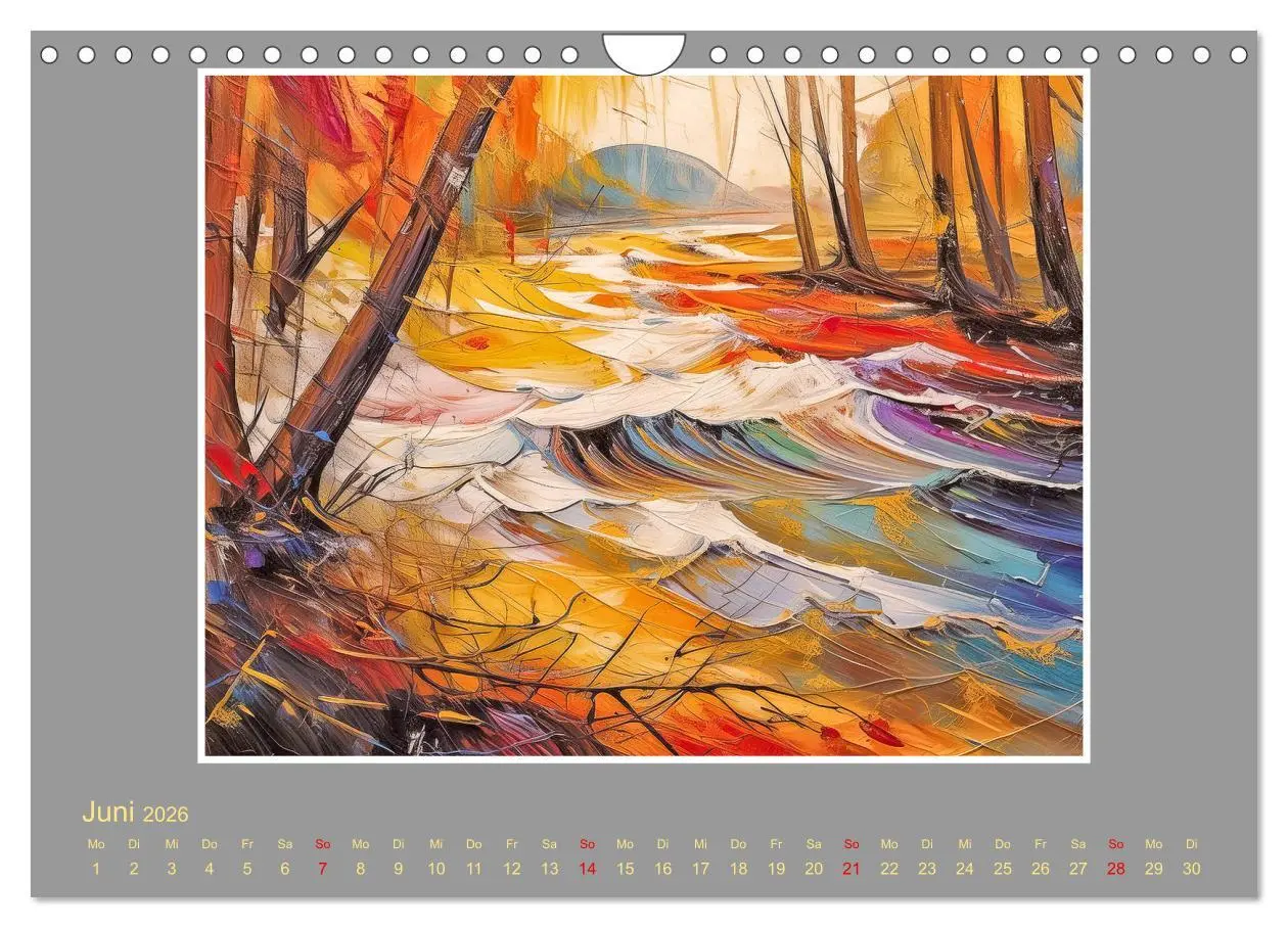 Bild: 9783457335345 | Expressionistische Landschaften (Wandkalender 2026 DIN A4 quer),...