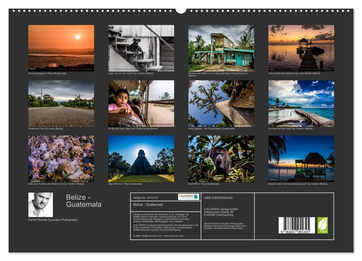 Bild: 9783457955345 | Belize - Guatemala (hochwertiger Premium Wandkalender 2026 DIN A2...
