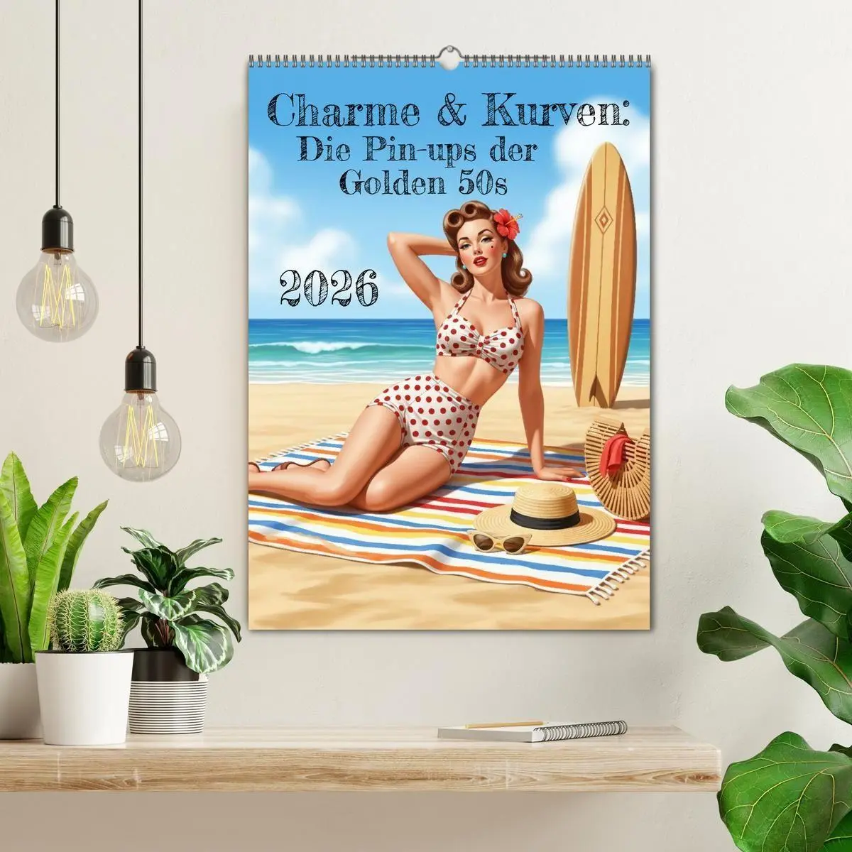 Bild: 9783516735345 | Charme &amp; Kurven: Die Pin-ups der Golden 50s (Wandkalender 2026 DIN...