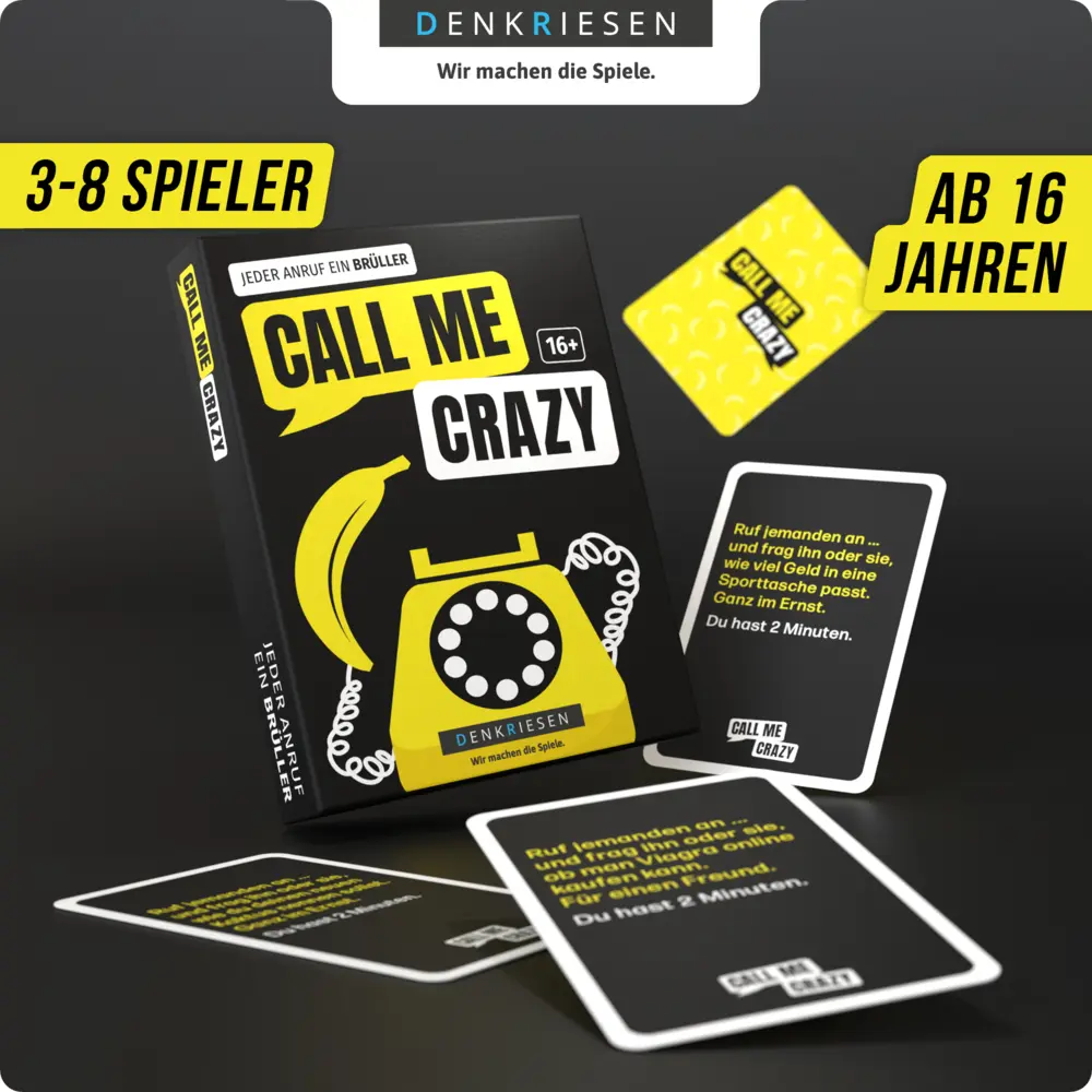 Bild: 4260528095445 | DENKRIESEN - CALL ME CRAZY - "Jeder Anruf ein Brüller" | GmbH | Spiel