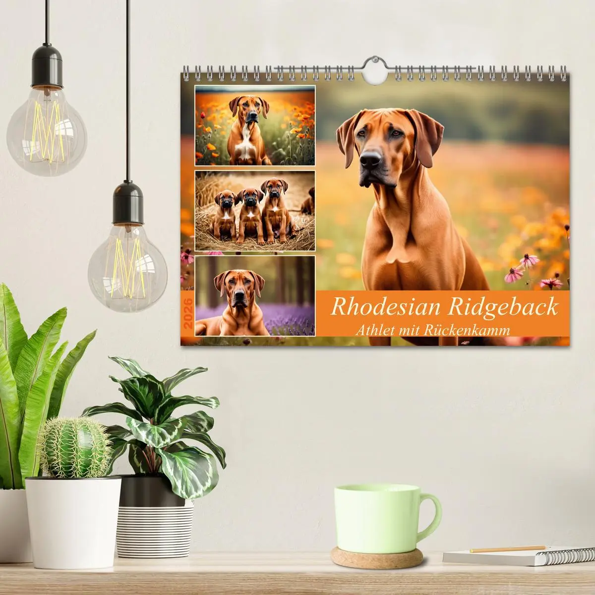 Bild: 9783457325445 | Rhodesian Ridgeback - Athlet mit Rückenkamm (Wandkalender 2026 DIN...