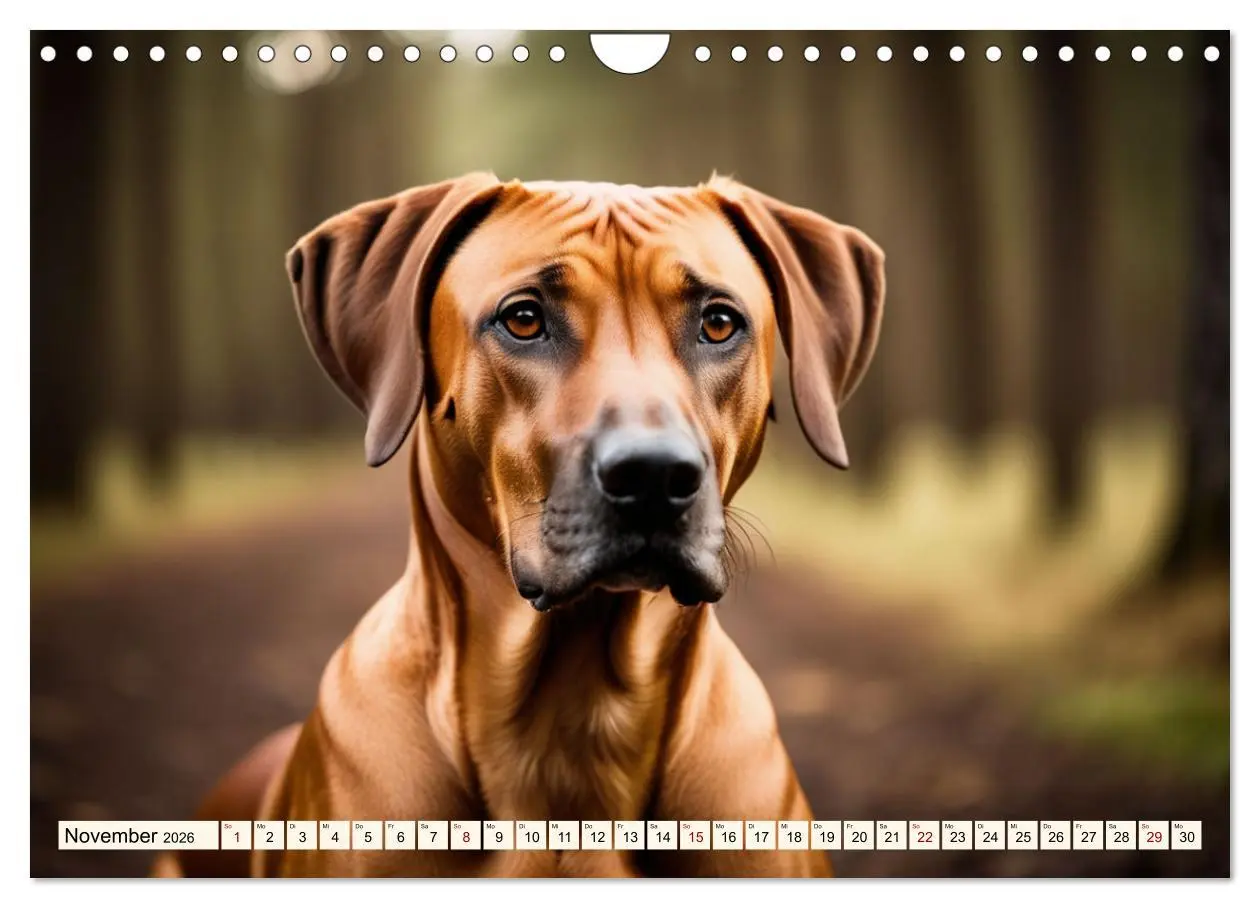 Bild: 9783457325445 | Rhodesian Ridgeback - Athlet mit Rückenkamm (Wandkalender 2026 DIN...