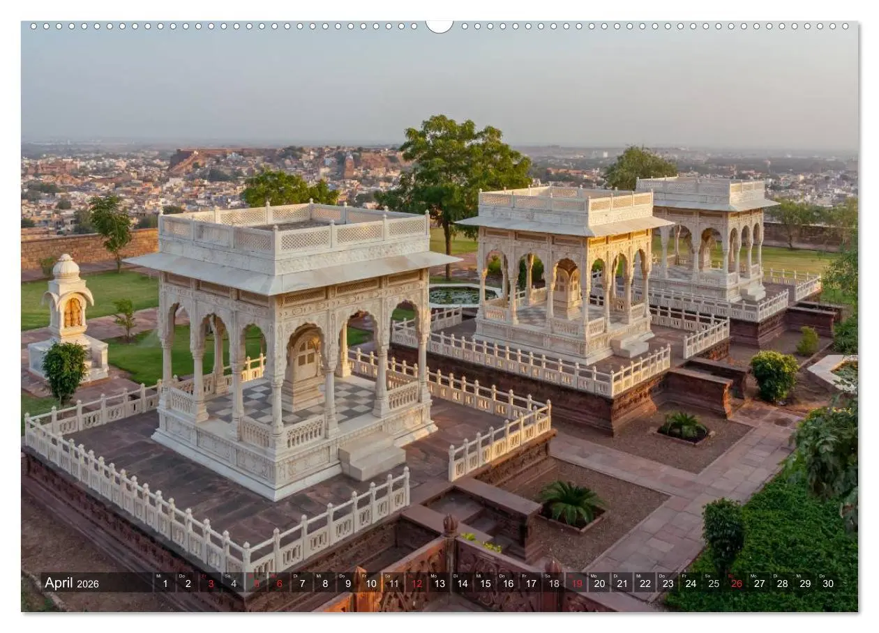 Bild: 9783457945445 | Indien, Rajasthan (Wandkalender 2026 DIN A2 quer), CALVENDO...
