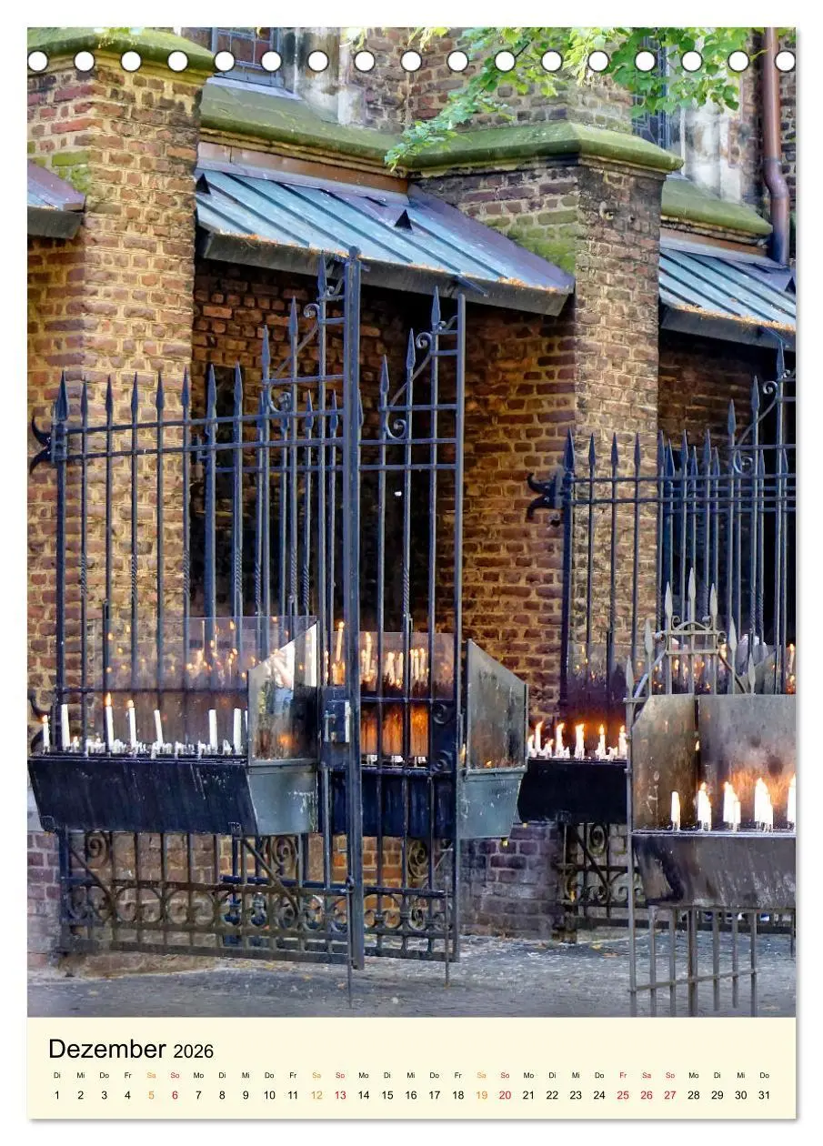 Bild: 9783516345445 | Wallfahrt nach Kevelaer (Tischkalender 2026 DIN A5 hoch), CALVENDO...