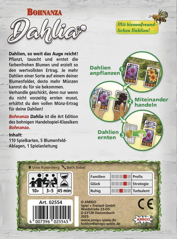 Bild: 4007396025545 | Bohnanza - Dahlia | Spiel | Karton | 02554 | Deutsch | 2025