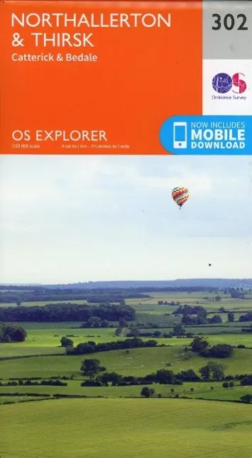 Cover: 9780319245545 | Northallerton and Thirsk - Catterick and Bedale | Ordnance Survey