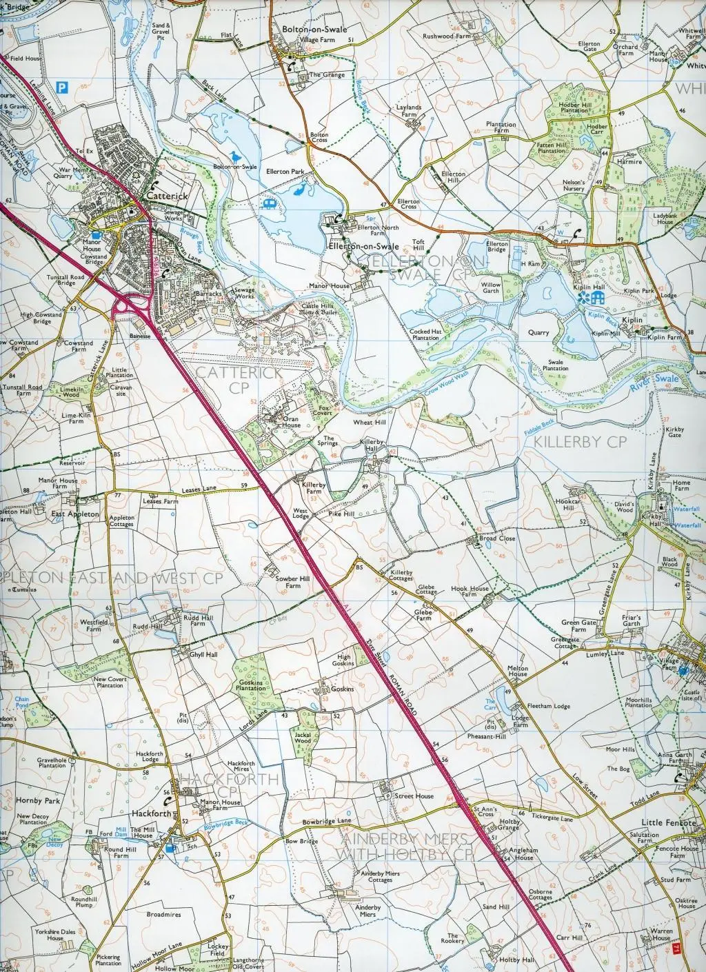 Bild: 9780319245545 | Northallerton and Thirsk - Catterick and Bedale | Ordnance Survey