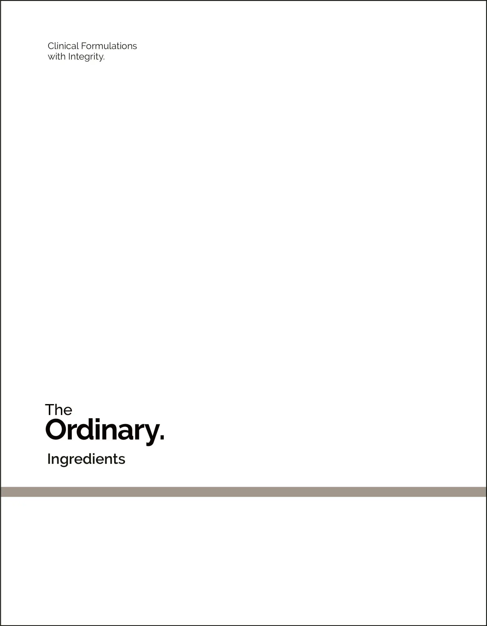 Cover: 9781529955545 | Ingredients | The Ordinary | Buch | Englisch | 2025