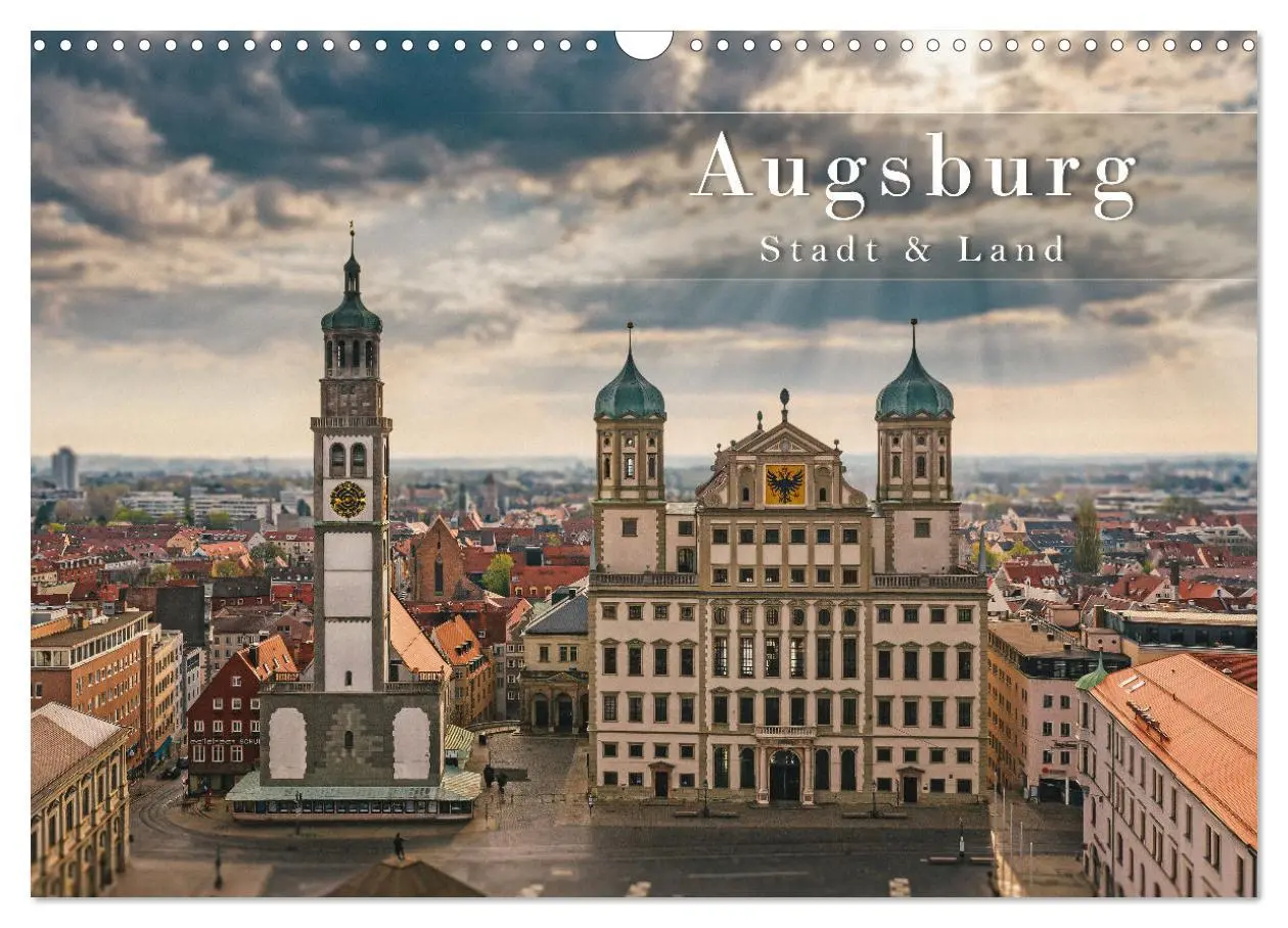 Cover: 9783457555545 | Augsburg - Stadt und Land (Wandkalender 2026 DIN A3 quer), CALVENDO...