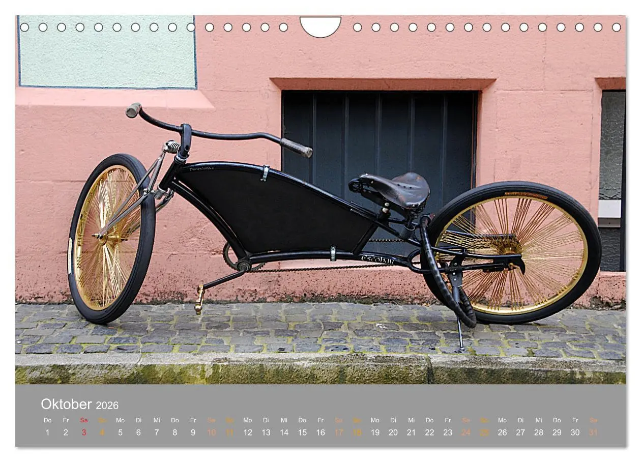 Bild: 9783516025545 | Mit dem Fahrrad durch 2026 (Wandkalender 2026 DIN A4 quer),...