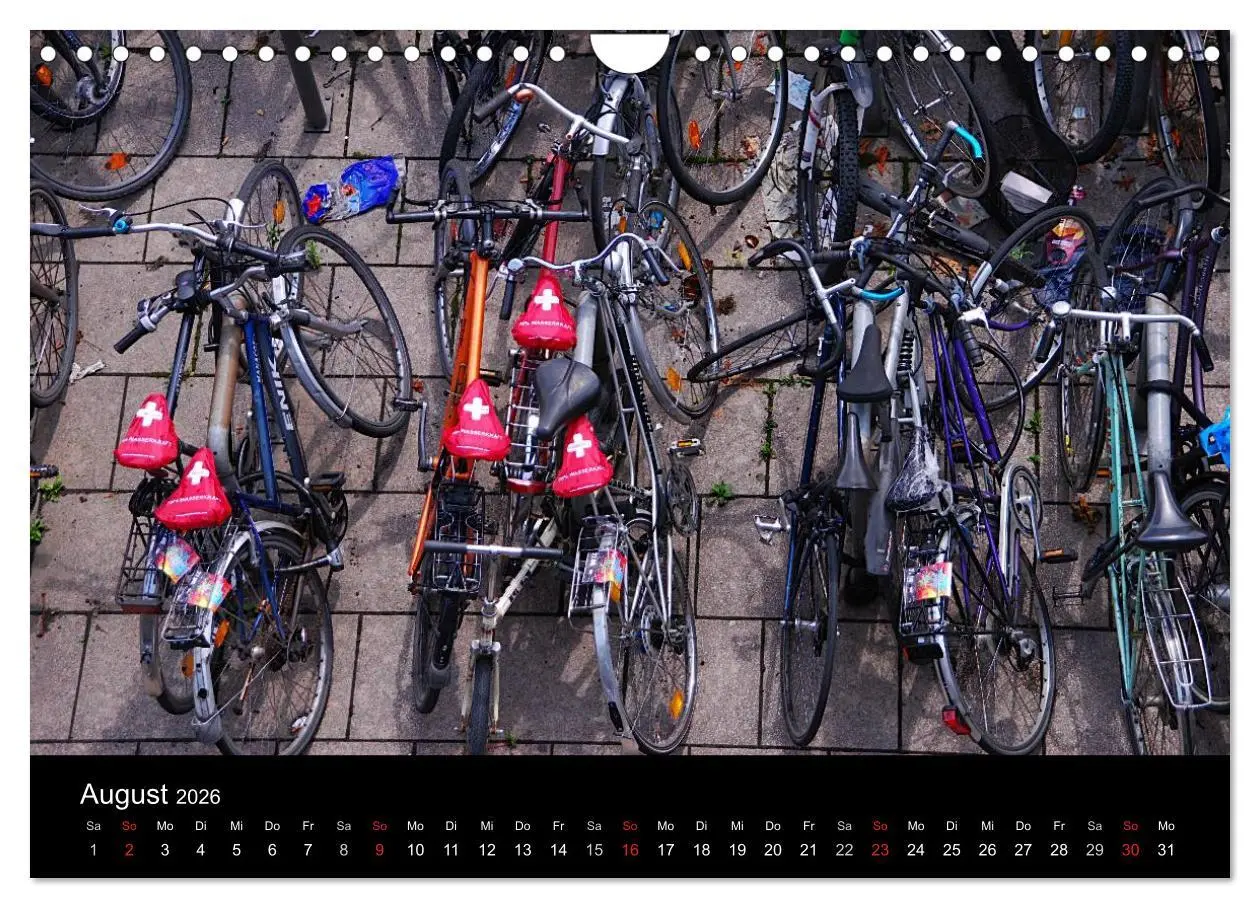 Bild: 9783516025545 | Mit dem Fahrrad durch 2026 (Wandkalender 2026 DIN A4 quer),...