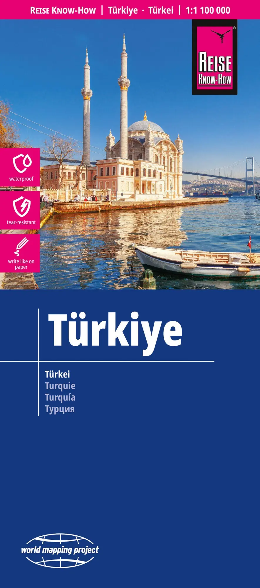 Cover: 9783831775545 | Reise Know-How Landkarte Türkei / Türkiye (1:1.100.000) | (Land-)Karte