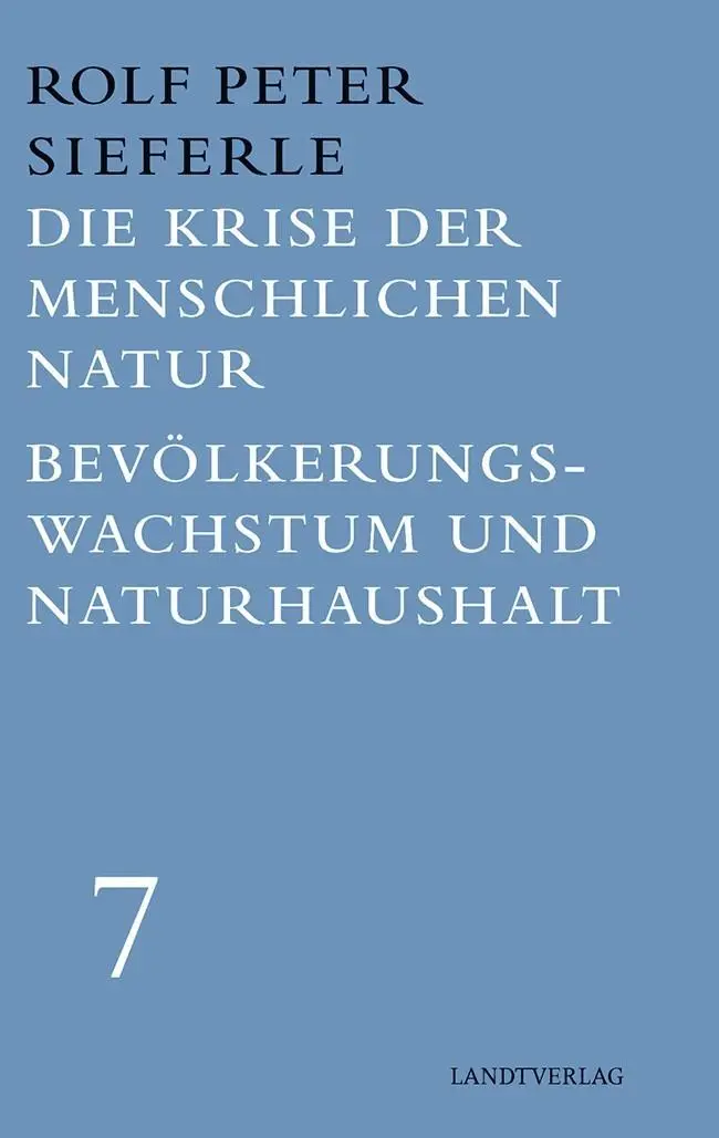 Cover: 9783948075545 | Die Krise der menschlichen Natur / Bevölkerungswachstum und...