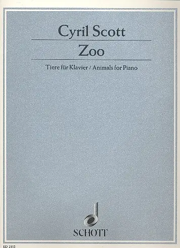 Cover: 9790001035545 | Zoo | Animals for Piano | Cyril Scott | Buch | 1983 | Schott Music