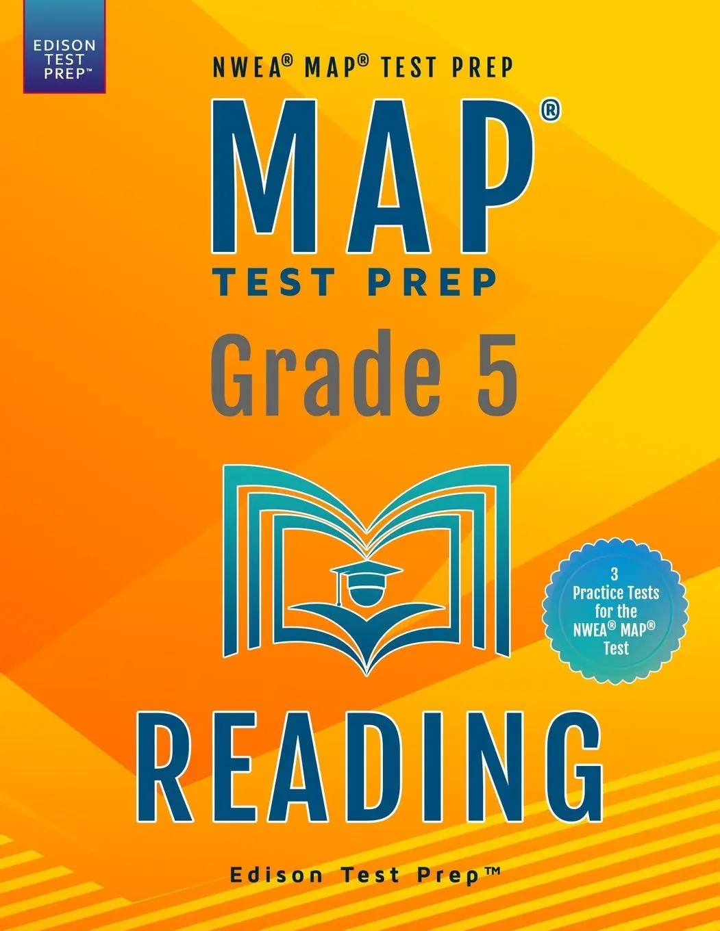 Cover: 9798998685545 | MAP Test Prep Grade 5 Reading | NWEA MAP Test Prep - Practice Tests