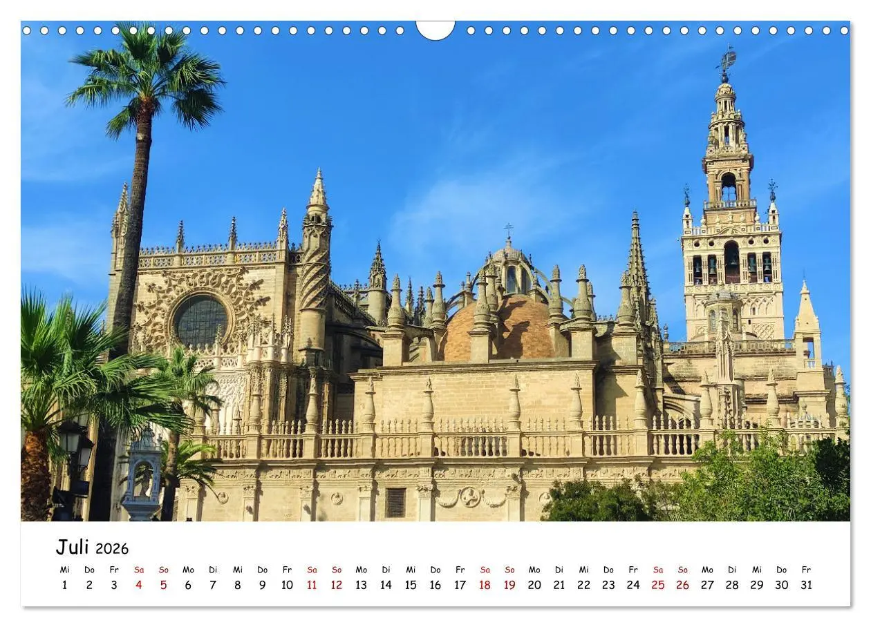 Bild: 9783457545645 | Magisches Andalusien (Wandkalender 2026 DIN A3 quer), CALVENDO...