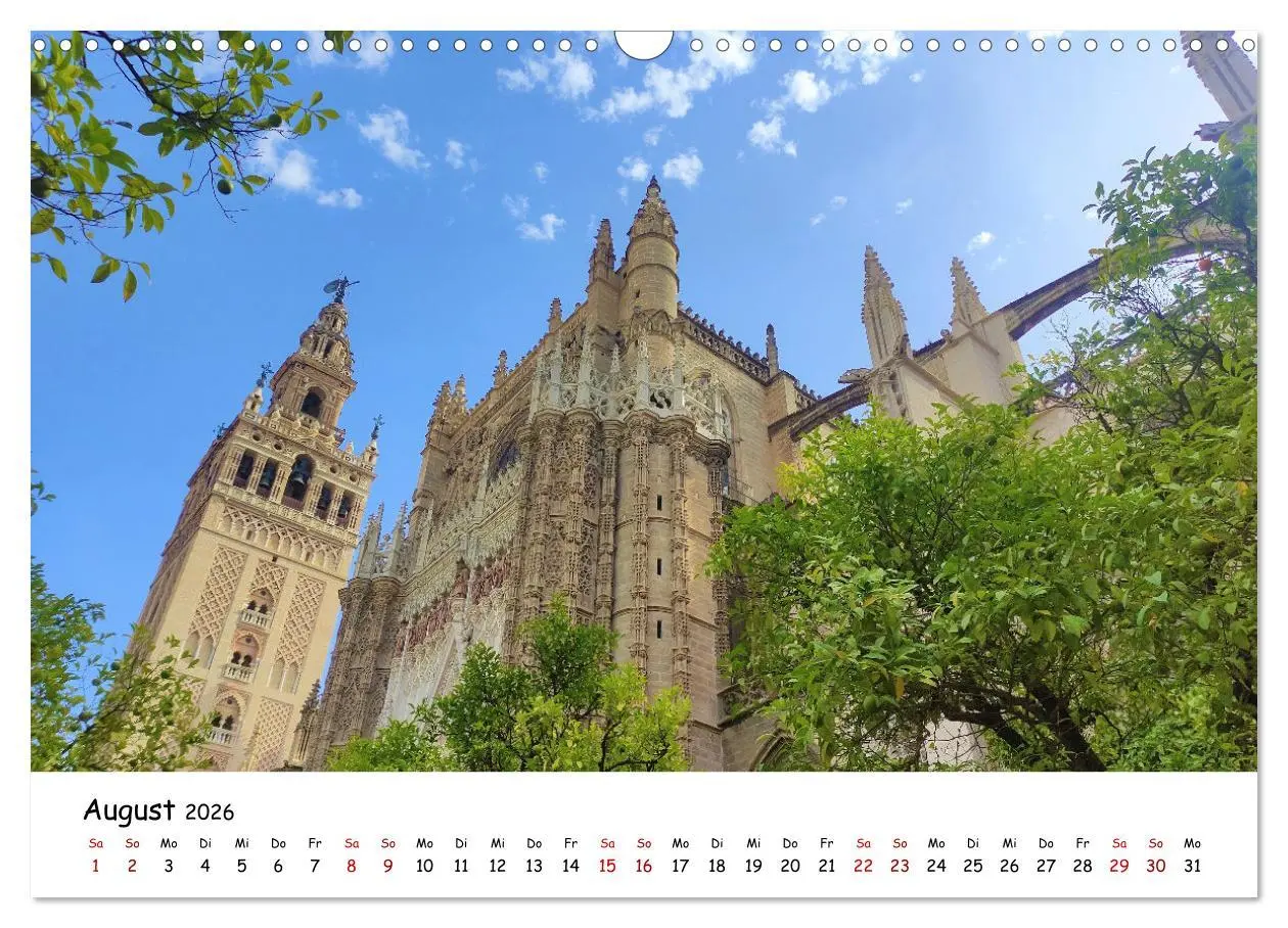 Bild: 9783457545645 | Magisches Andalusien (Wandkalender 2026 DIN A3 quer), CALVENDO...