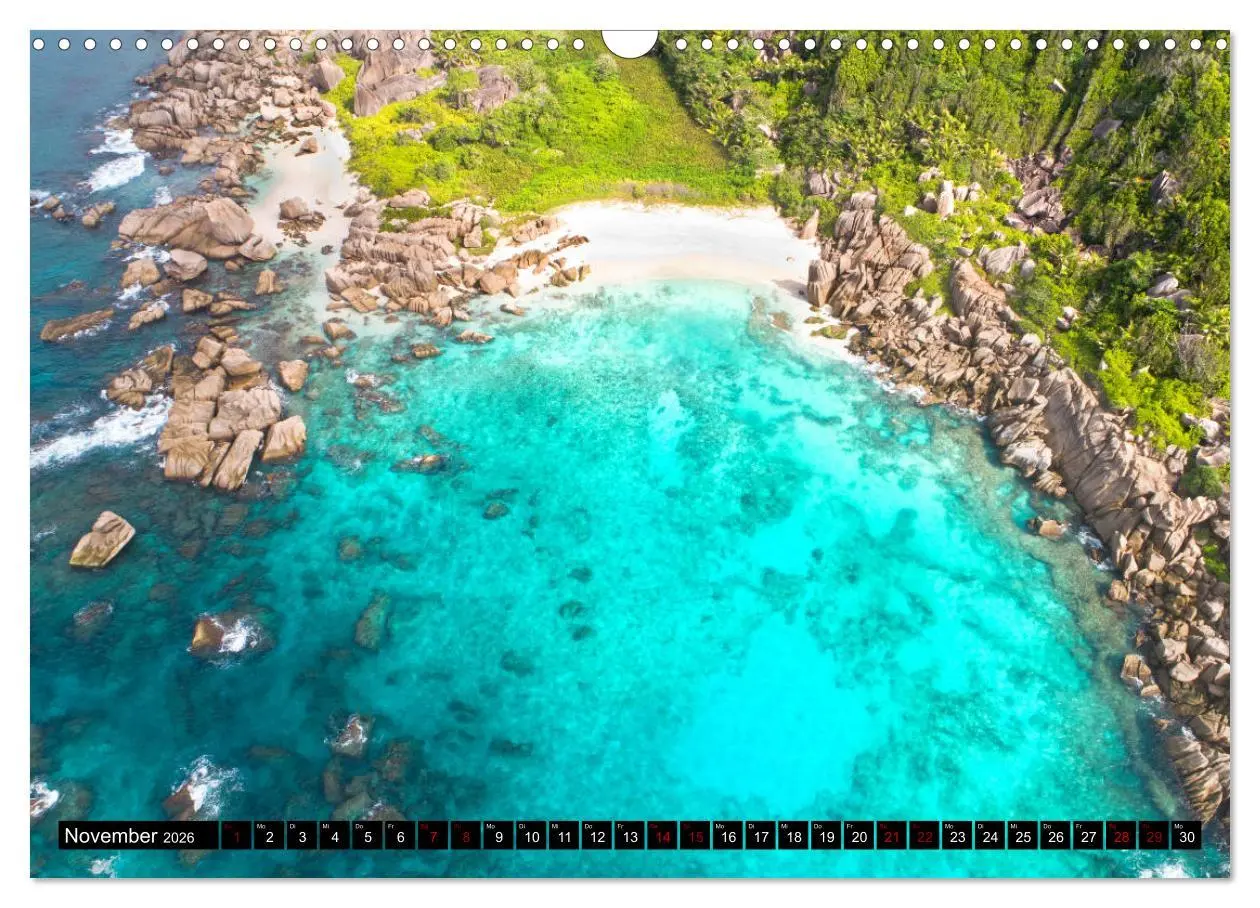 Bild: 9783457785645 | Seychellen Inselblicke (Wandkalender 2026 DIN A3 quer), CALVENDO...