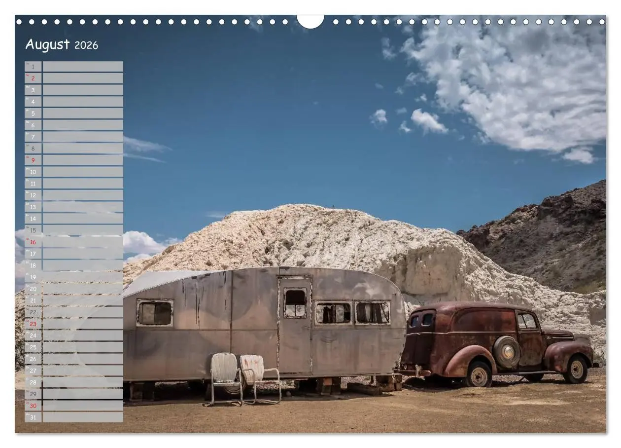 Bild: 9783516015645 | Vergessene Zeitzeugen entlang der Route 66 (Wandkalender 2026 DIN...