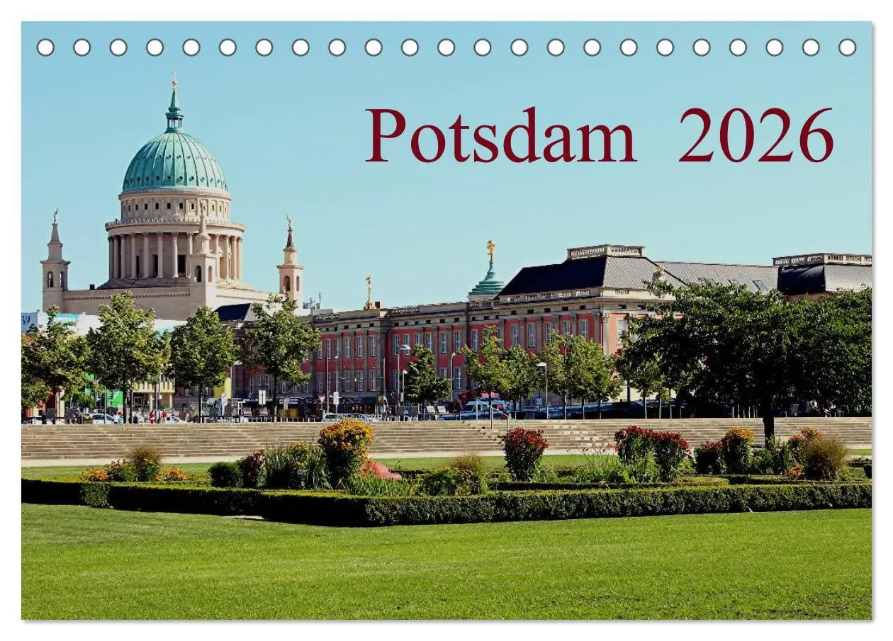 Cover: 9783516185645 | Potsdam 2026 (Tischkalender 2026 DIN A5 quer), CALVENDO Monatskalender