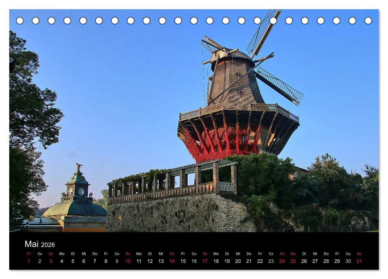 Bild: 9783516185645 | Potsdam 2026 (Tischkalender 2026 DIN A5 quer), CALVENDO Monatskalender