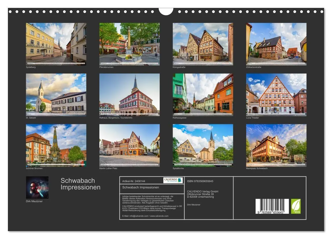 Bild: 9783569655645 | Schwabach Impressionen (Wandkalender 2027 DIN A3 quer), CALVENDO...