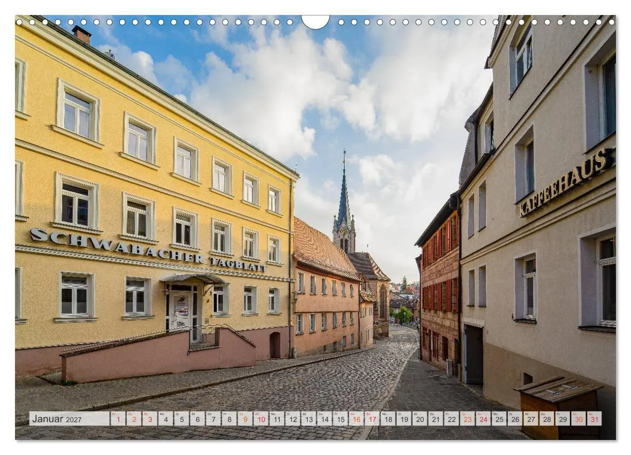 Bild: 9783569655645 | Schwabach Impressionen (Wandkalender 2027 DIN A3 quer), CALVENDO...