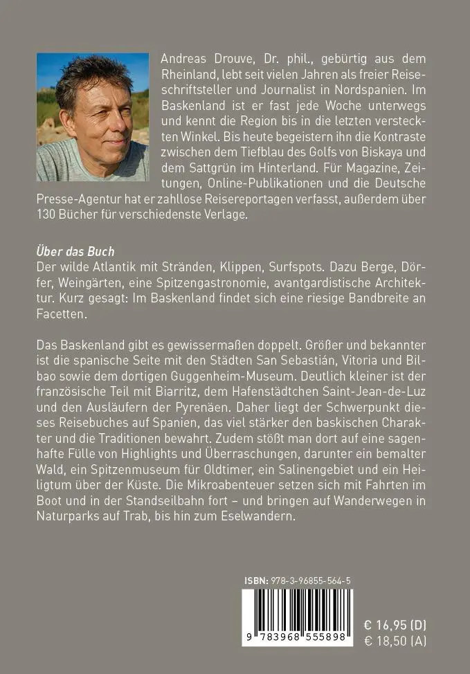 Rückseite: 9783968555645 | Baskenland - Spaniens Norden und Frankreichs Nordwesten - ReiseMomente