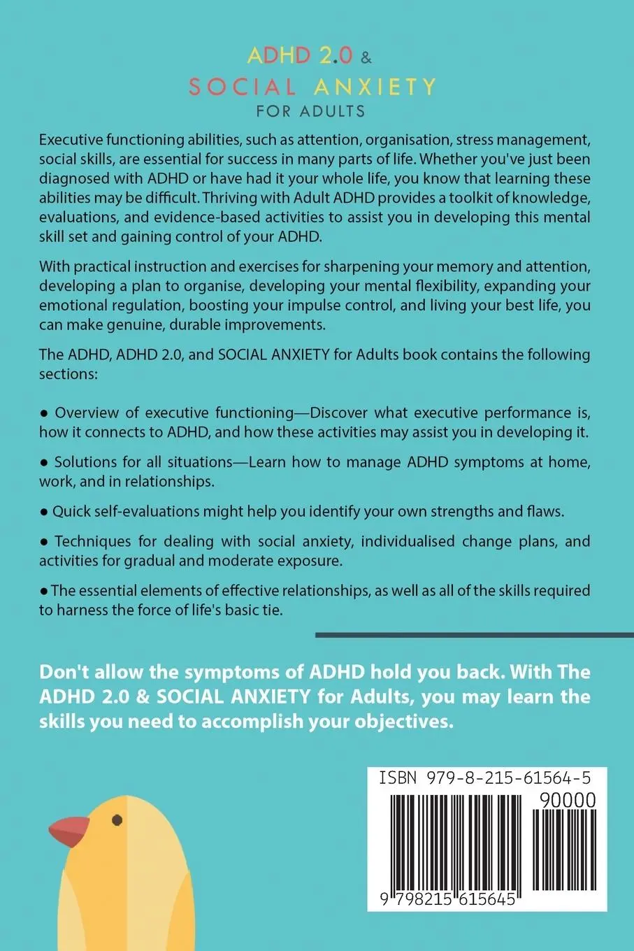 Rückseite: 9798215615645 | ADHD 2.0 &amp; Social Anxiety for Adults | Margaret Hampton | Taschenbuch