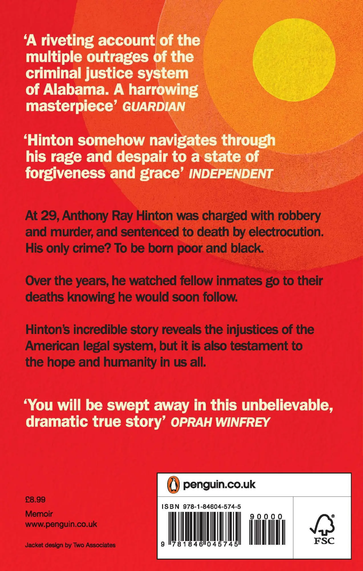 Rückseite: 9781846045745 | The Sun Does Shine | Anthony Ray Hinton | Taschenbuch | XVI | Englisch