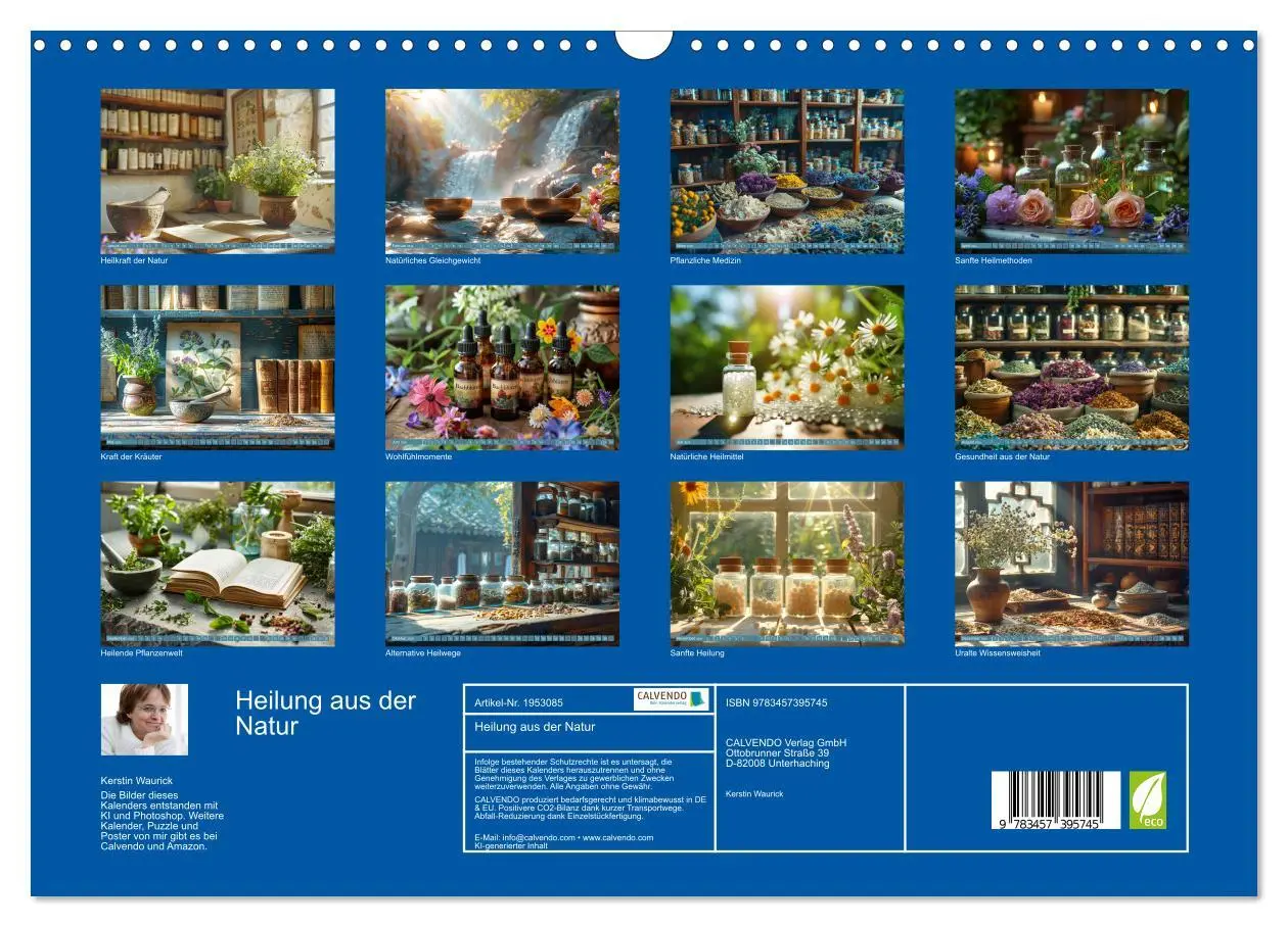 Bild: 9783457395745 | Heilung aus der Natur (Wandkalender 2026 DIN A3 quer), CALVENDO...