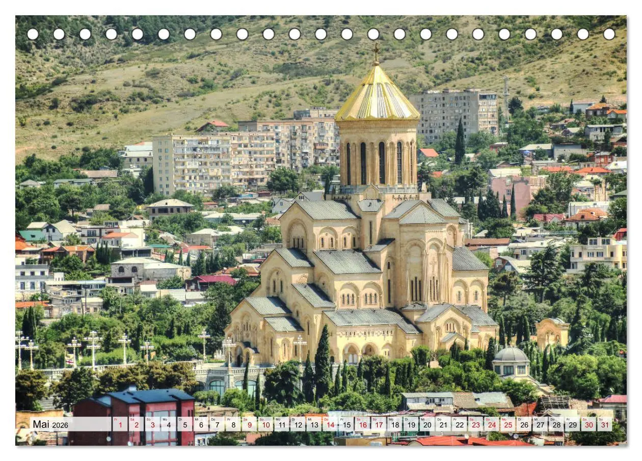 Bild: 9783457775745 | Georgien - Kirchen Klöster Kaukasus (Tischkalender 2026 DIN A5...