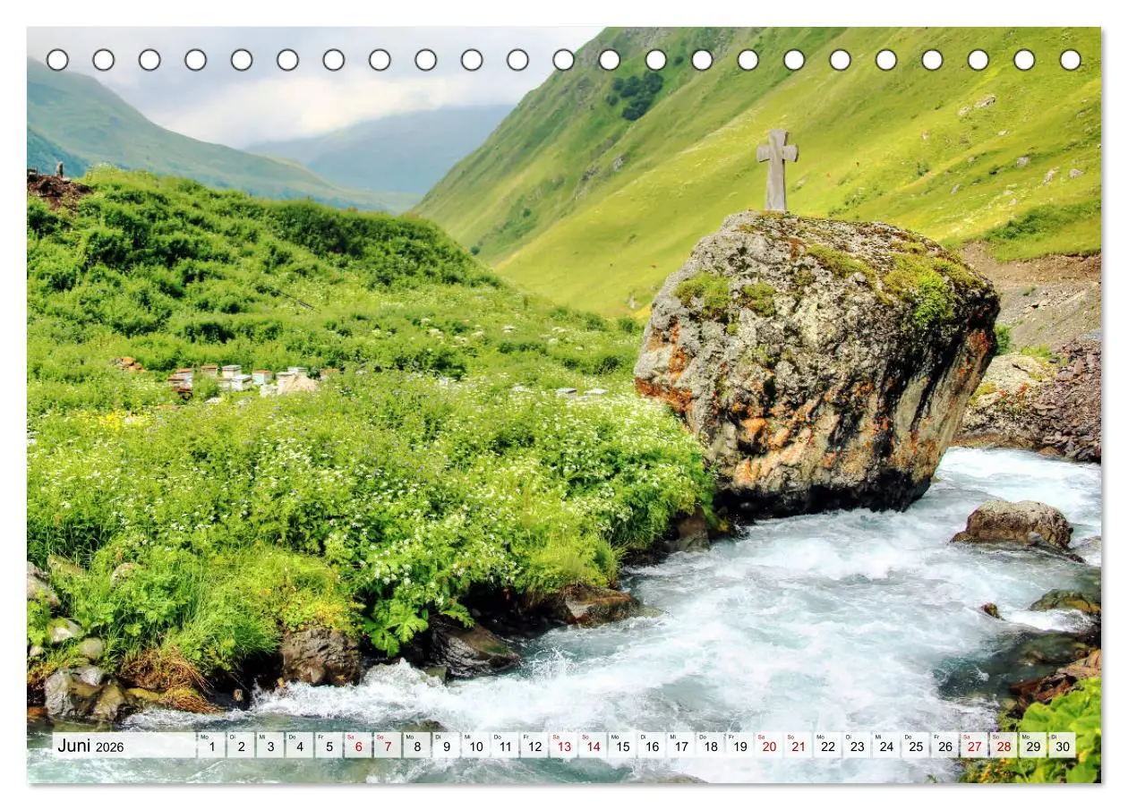 Bild: 9783457775745 | Georgien - Kirchen Klöster Kaukasus (Tischkalender 2026 DIN A5...
