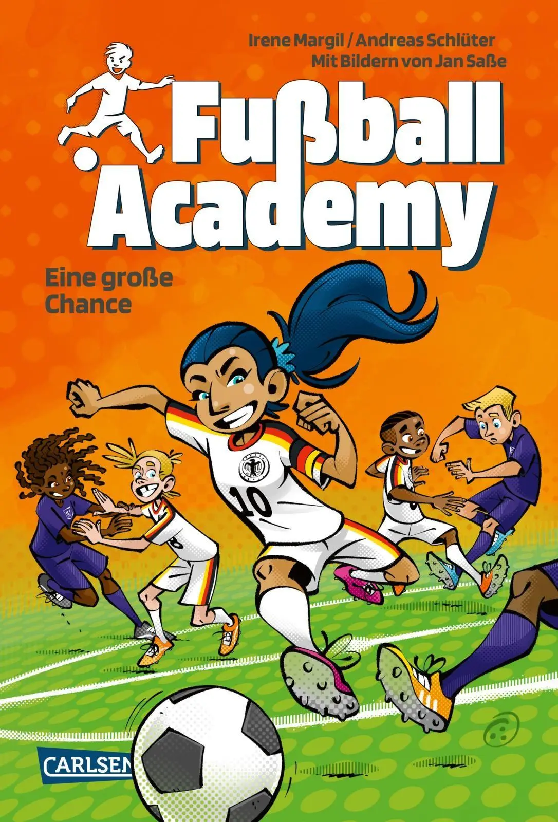 Cover: 9783551655745 | Fußball Academy 8: Eine große Chance | Andreas Schlüter (u. a.) | Buch