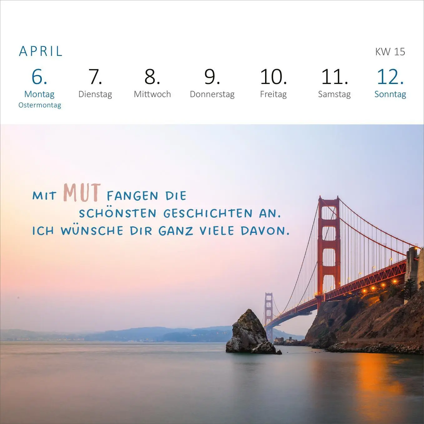 Bild: 4014489135845 | Mini-Wochenkalender Ich wünsch dir was 2026 | Kalender | 108 S. | 2026