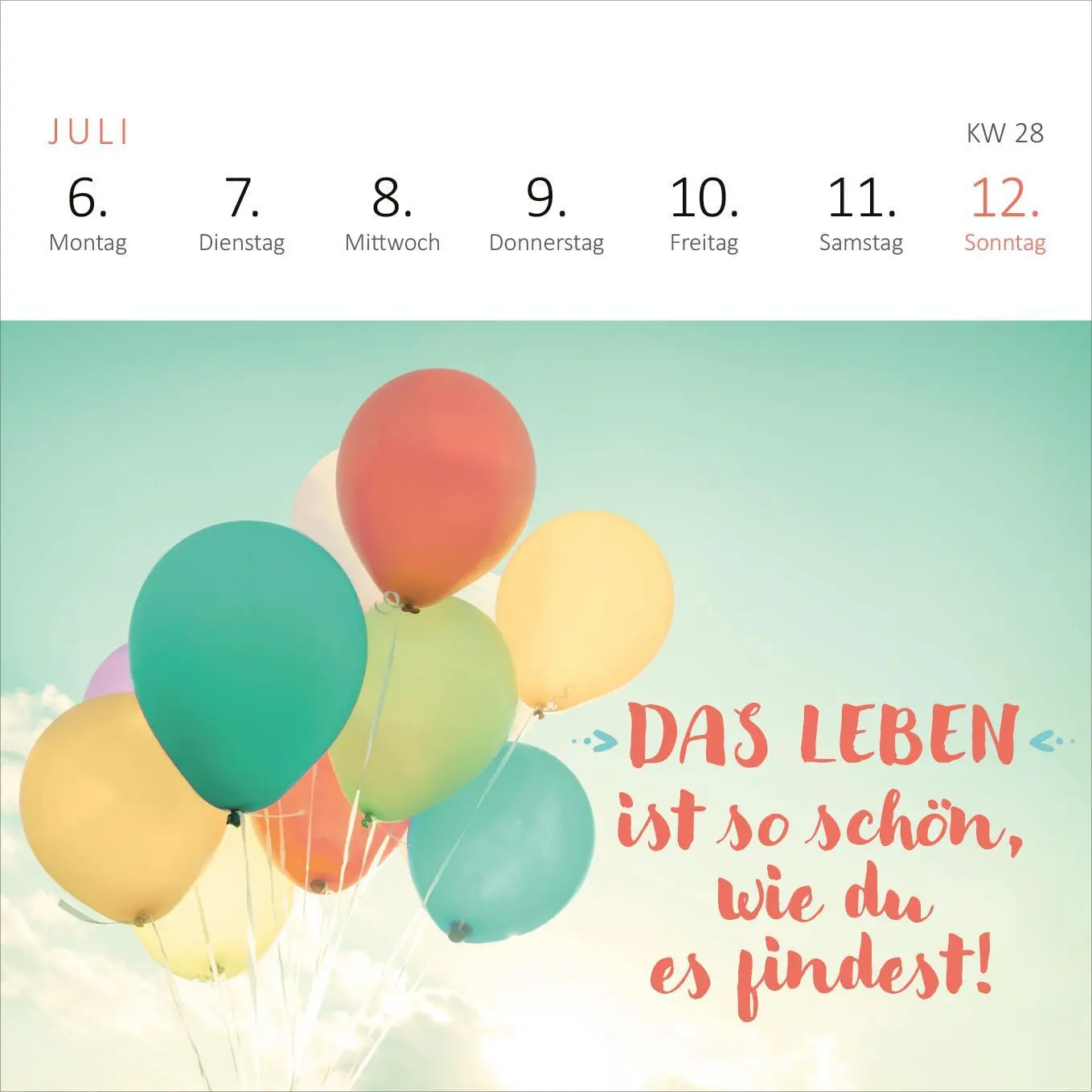 Bild: 4014489135845 | Mini-Wochenkalender Ich wünsch dir was 2026 | Kalender | 108 S. | 2026