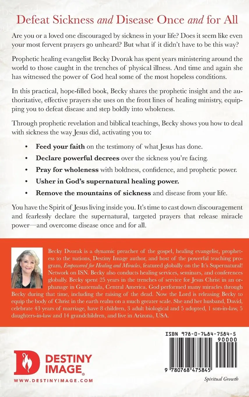 Rückseite: 9780768475845 | Decrees that Heal | Becky Dvorak | Buch | Englisch | 2024