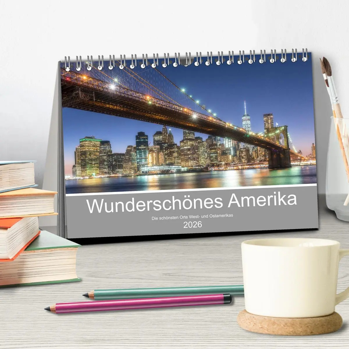 Bild: 9783457835845 | Wunderschönes Amerika (Tischkalender 2026 DIN A5 quer), CALVENDO...