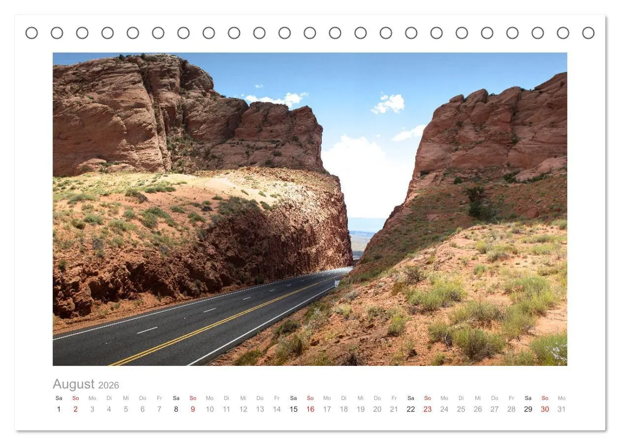 Bild: 9783457835845 | Wunderschönes Amerika (Tischkalender 2026 DIN A5 quer), CALVENDO...