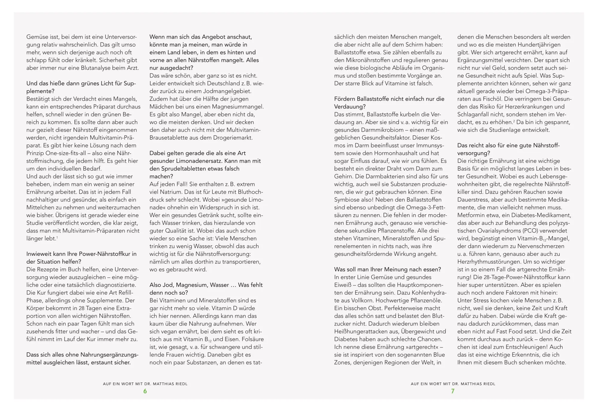 Bild: 9783833895845 | Die 28-Tage-Power-Nährstoffkur | Matthias Riedl | Buch | Erkrankungen