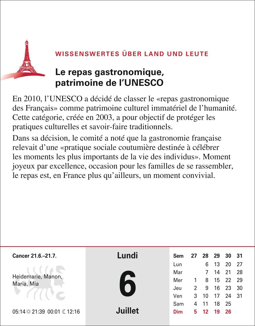 Bild: 9783840035845 | Französisch Sprachkalender 2026 - Französisch lernen leicht gemacht...